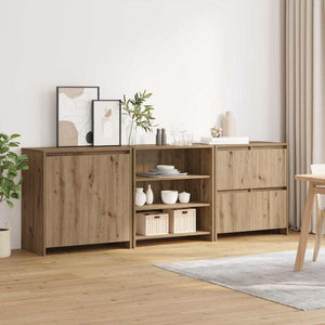 Sideboard 3 pcs Artisan Ek 70 x 41 x 75 cm Konstruerat trä