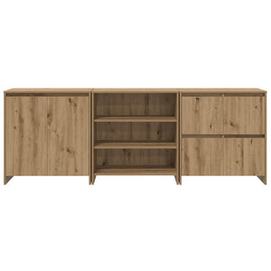 Sideboard 3 pcs Artisan Ek 70 x 41 x 75 cm Konstruerat trä
