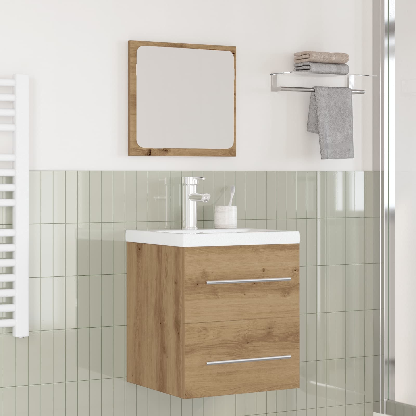 Badrumsmöbelset 2 st Artisan Ek 41 x 38,5 x 48 cm