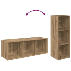 TV-bänkset 2 pcs Artisan Ek 107 x 35 x 37 cm Konstruerat trä