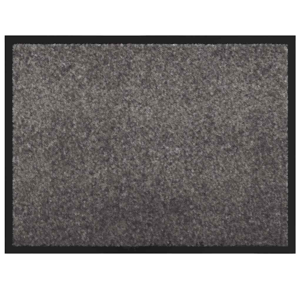 Dörrmatta Ljusgrå 60 x 40 x 1.2 cm Teddytyg