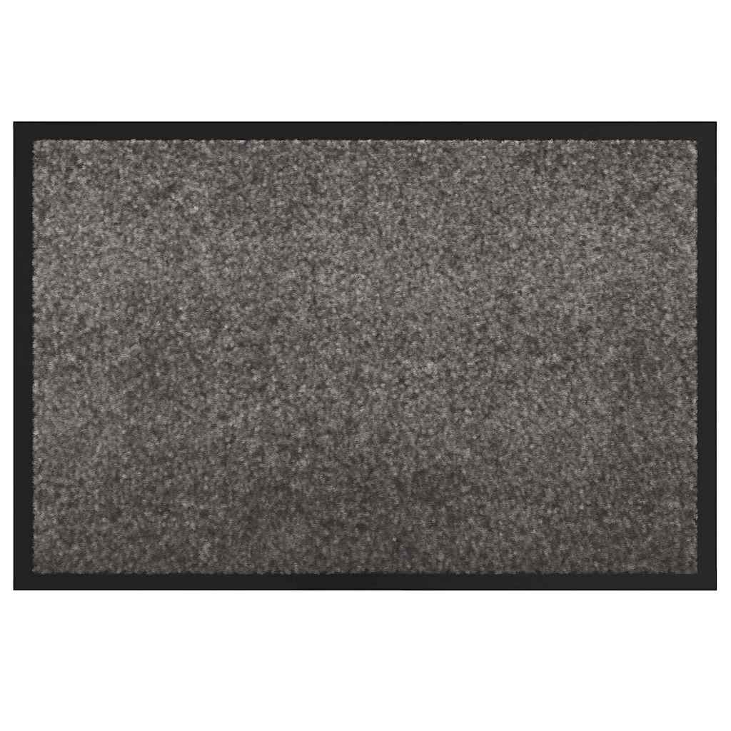 Dörrmatta Ljusgrå 60 x 40 x 1.2 cm Teddytyg