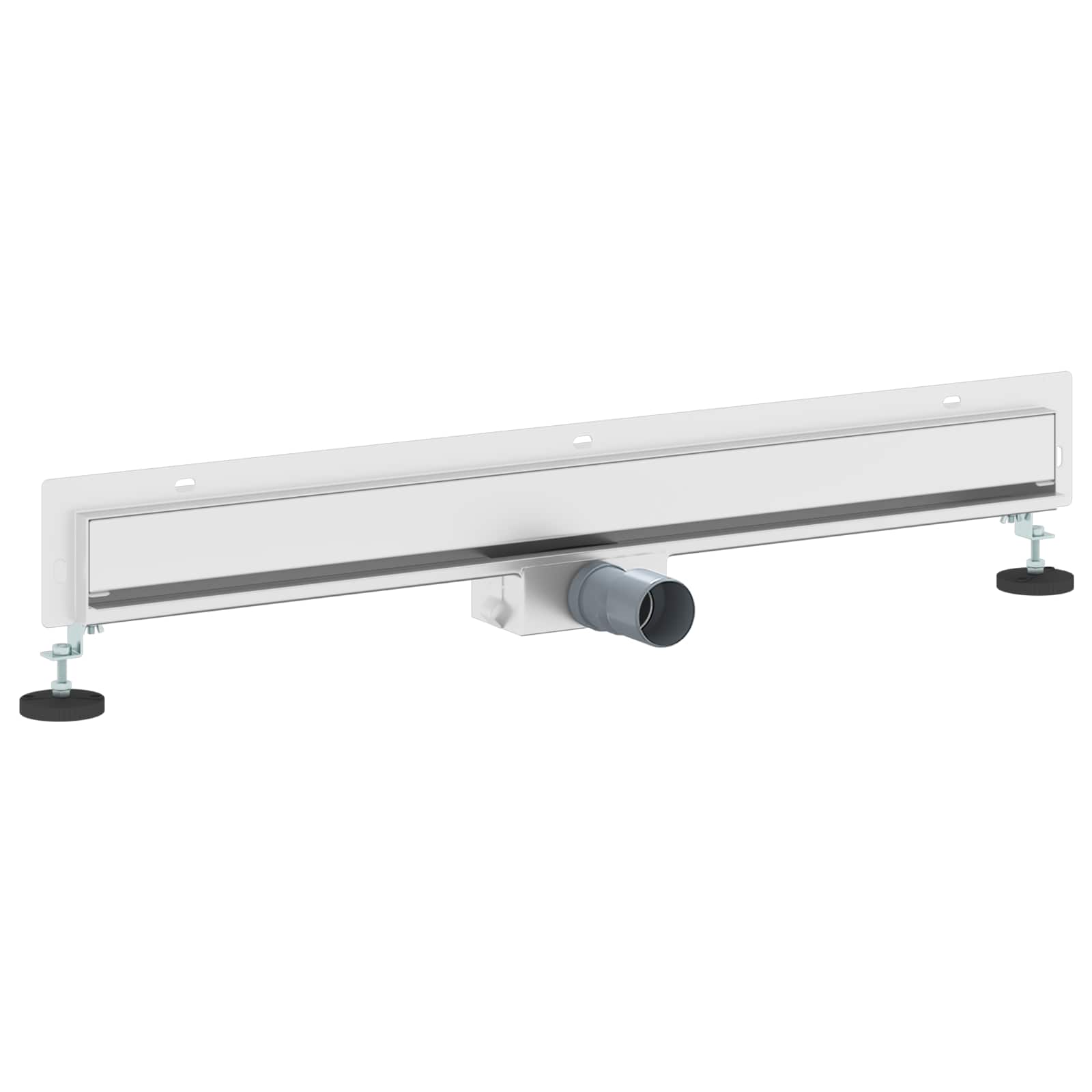 Väggmonterat duschavlopp Silver 80 cm Rostfritt Stål 304