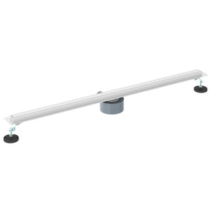 360° Duschavlopp med smal modell Silver 90 cm