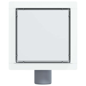 2 i 1 duschavlopp Silver 15 x 15 cm Rostfritt Stål 304