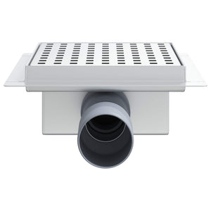 2 i 1 duschavlopp Silver 15 x 15 cm Rostfritt Stål 304