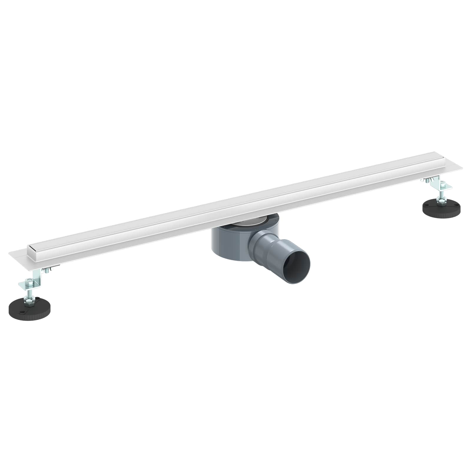 360° Duschavlopp med smal modell Silver 70 cm