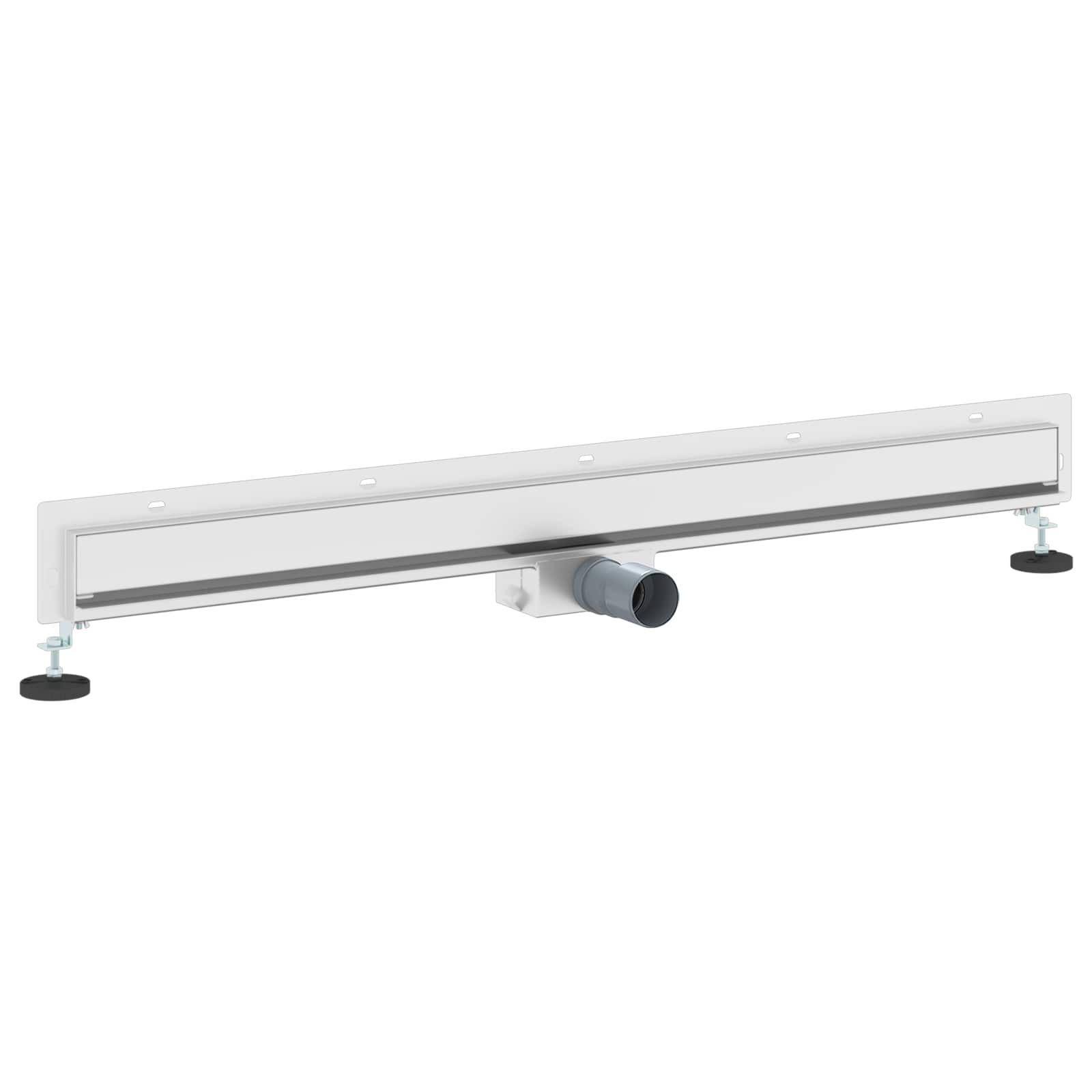 Väggmonterat duschavlopp Silver 100 cm Rostfritt Stål 304