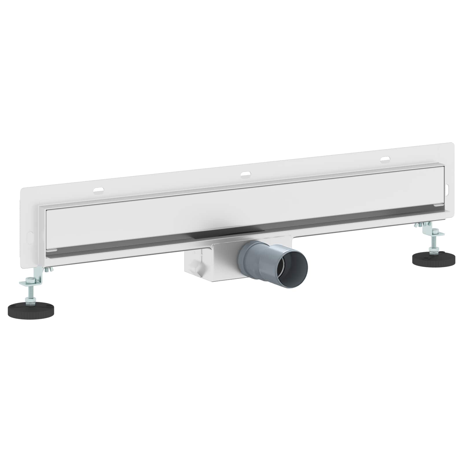 Väggmonterat duschavlopp Silver 60 cm Rostfritt Stål 304