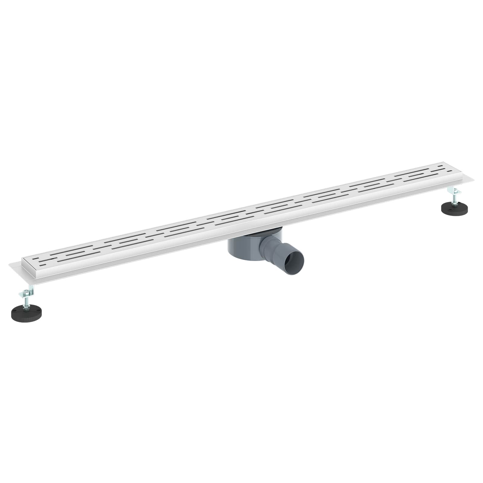 Duschavlopp med linjärt design och 360° Sifon Silver 100 cm