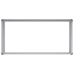 Upphöjd odlingslåda Ljusbrun 98 x 50 x 68 cm Galvaniserat Stål