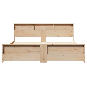 Sängram med huvudgavel Brun 180 x 200 cm Konstruerat trä