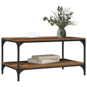 Kaffeebord Gammalt trä 80 x 50 x 40 cm Konstruerat trä