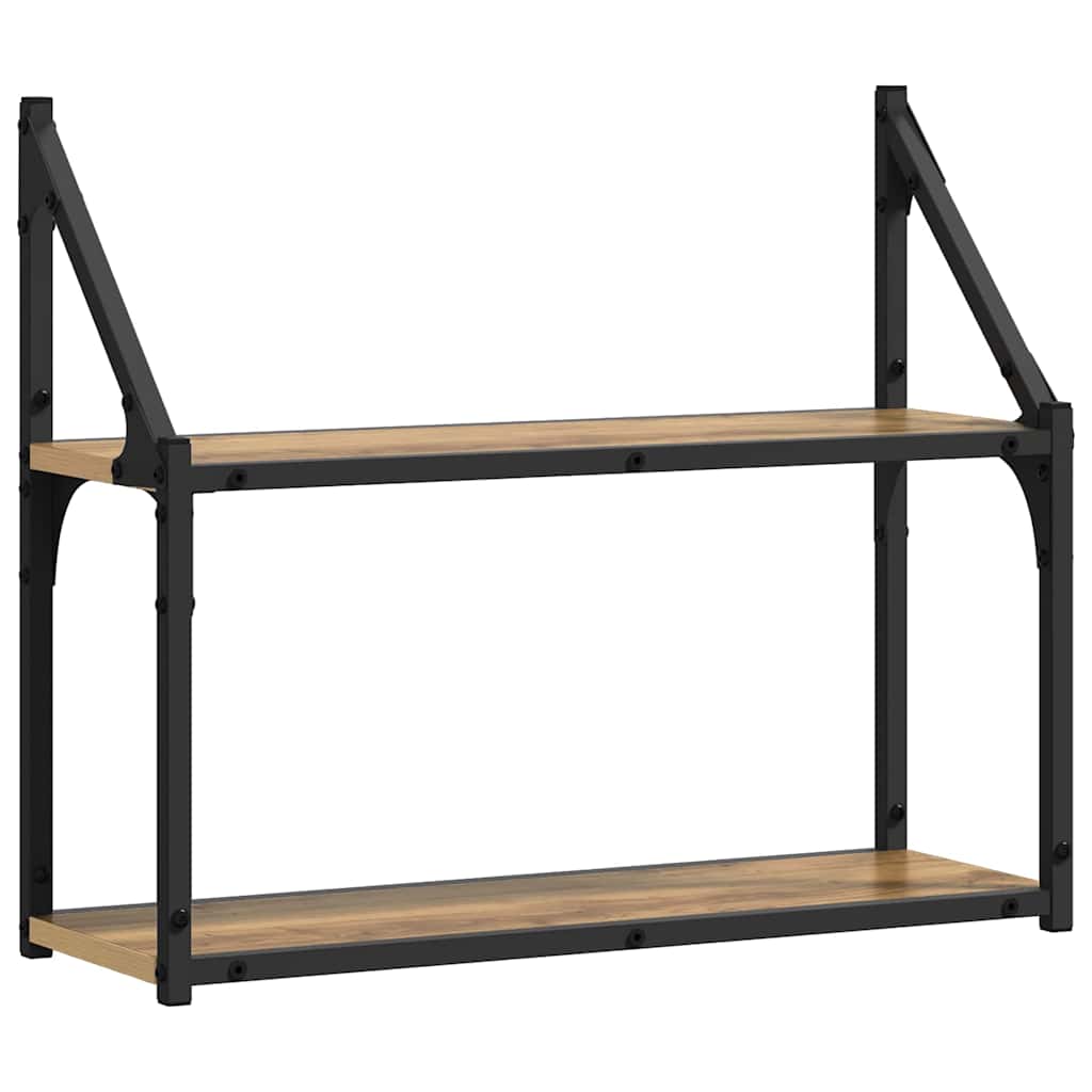 Vägg hylla Väggmonterat artisan ek 60 x 21 x 51 cm