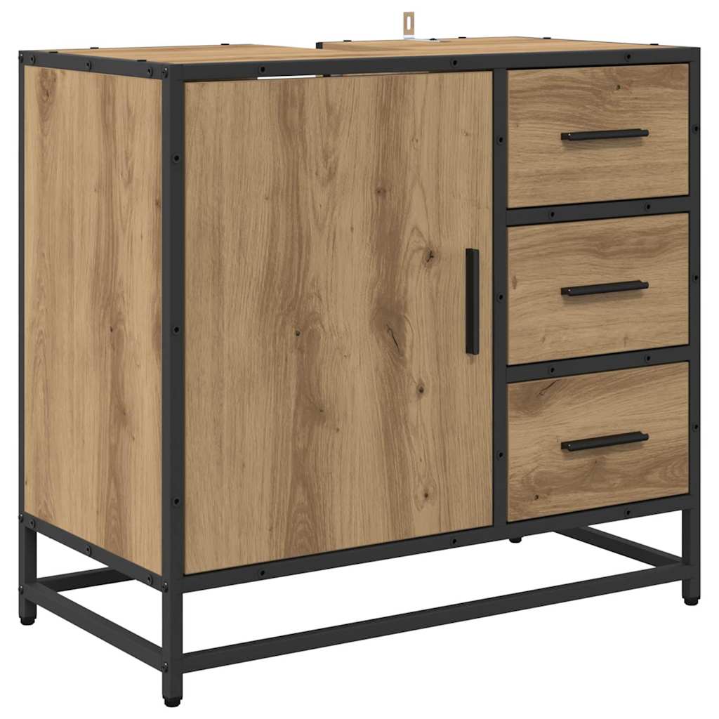 Badrumsskåp Artisan Ek 65 x 33 x 60 cm Konstruerat trä