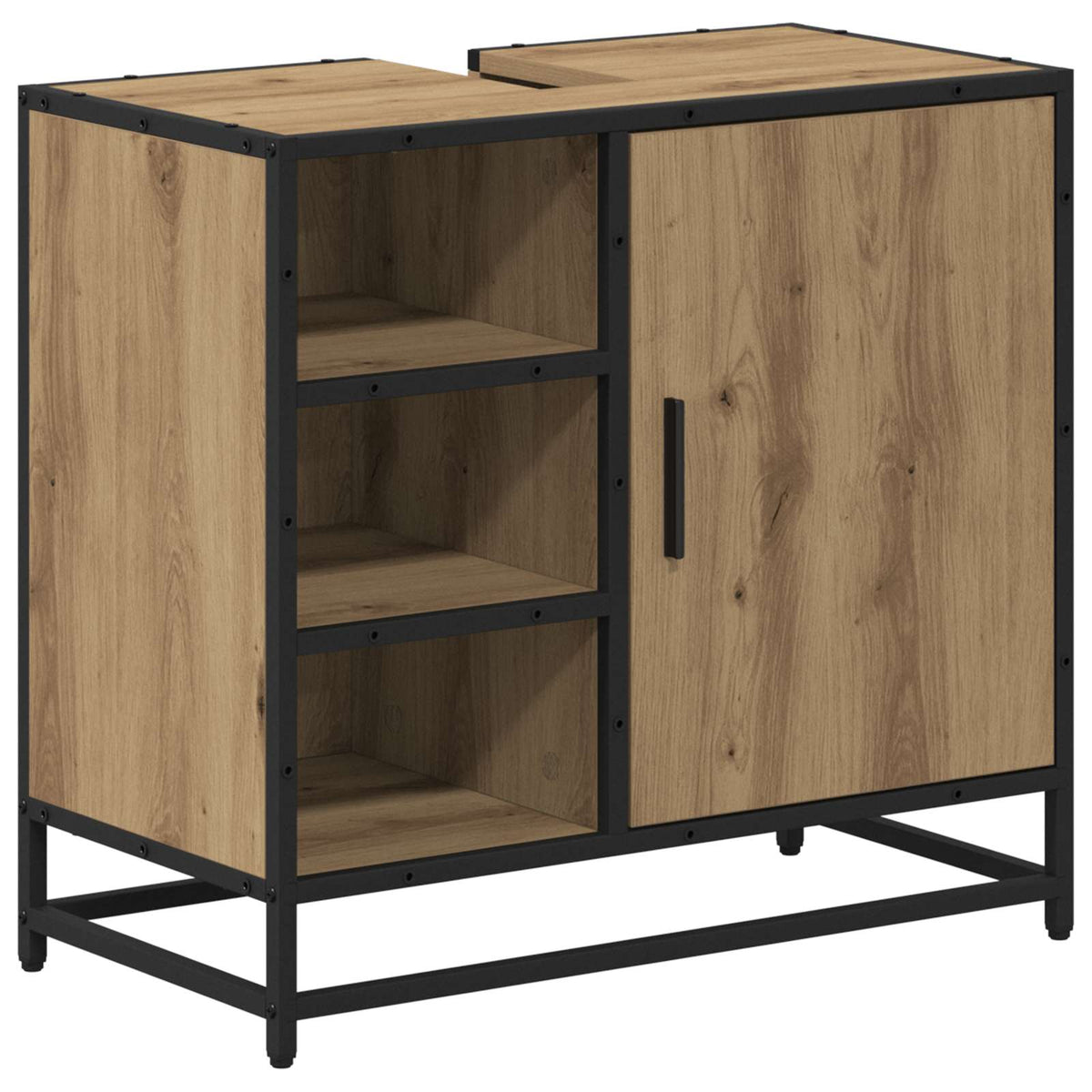 Badrumsskåp Artisan Ek 65 x 33 x 60 cm Konstruerat trä