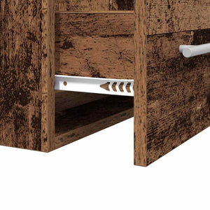 Diskbänksskåp Gammalt trä 38,5 x 41 x 48 cm Konstruerat trä