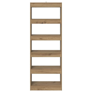 Bokskåp artisan ek 60 x 30 x 166 cm Konstruerat trä