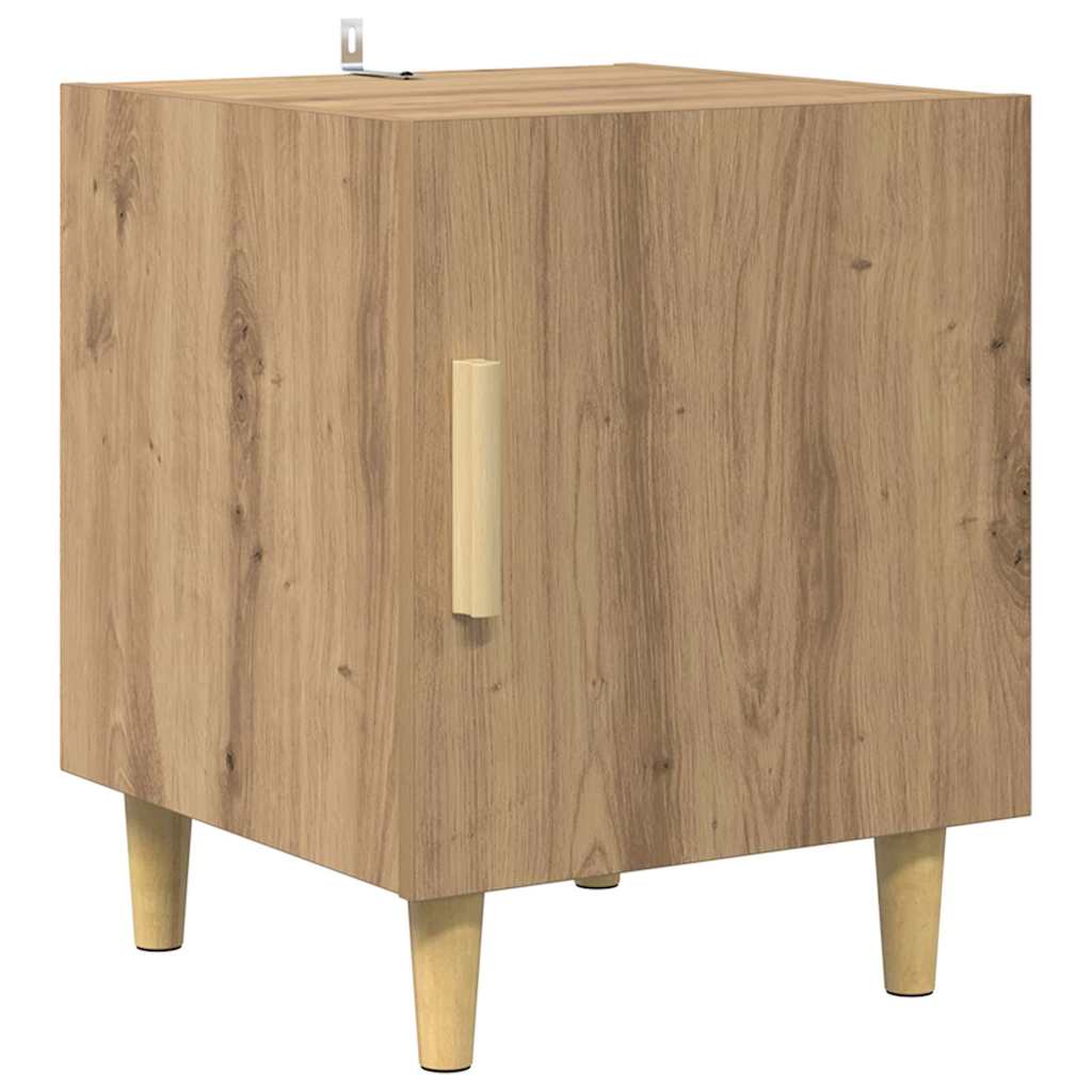 Nattduksbord Artisan Ek 40 x 40 x 50 cm Konstruerat trä