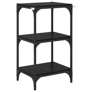 Bokskåp Svart ek 40 x 33 x 70,5 cm Konstruerat trä och järn