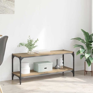 TV-skåp Artisan Ek 100x33x41cm Konstruerat trä och järn