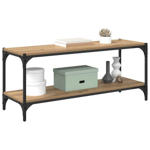 TV-skåp Artisan Ek 100x33x41cm Konstruerat trä och järn