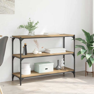 Bokskåp artisan ek 100 x 33 x 70,5 cm Konstruerat trä och järn