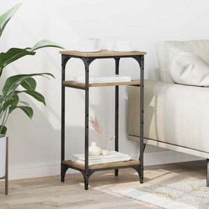 Sidobord med hylla Artisan Ek 40 x 30 x 75 cm Konstruerat trä