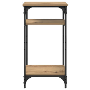 Sidobord med hylla Artisan Ek 40 x 30 x 75 cm Konstruerat trä