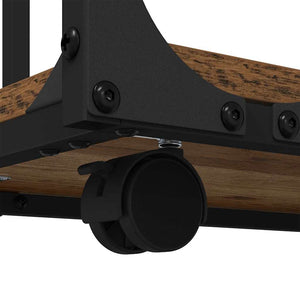 Sidobord med hjul Gammalt trä 50 x 35 x 55.5 cm Konstruerat trä