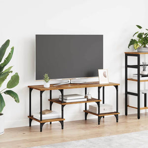 TV-skåp Gammalt trä 102 x 35 x 45,5 cm Konstruerat trä och järn