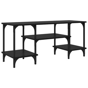 TV-skåp Svart Ek 102 x 35 x 45,5 cm Konstruerat trä och järn