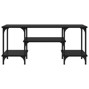 TV-skåp Svart Ek 102 x 35 x 45,5 cm Konstruerat trä och järn