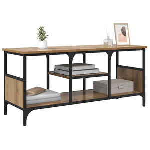 TV-skåp Artisan Ek 100 x 35 x 45 cm Konstruerat trä och järn