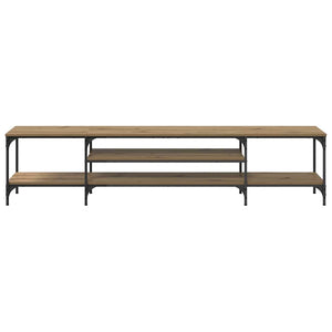 TV-skåp Artisan Ek 201 x 35 x 45 cm Konstruerat trä och järn