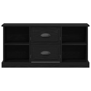 TV-skåp med låda Svart Ek 99,5 x 35,5 x 48 cm Konstruerat trä