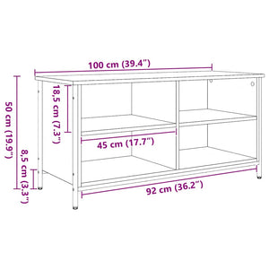 TV-skåp Gammalt trä 100 x 40 x 50 cm Konstruerat trä