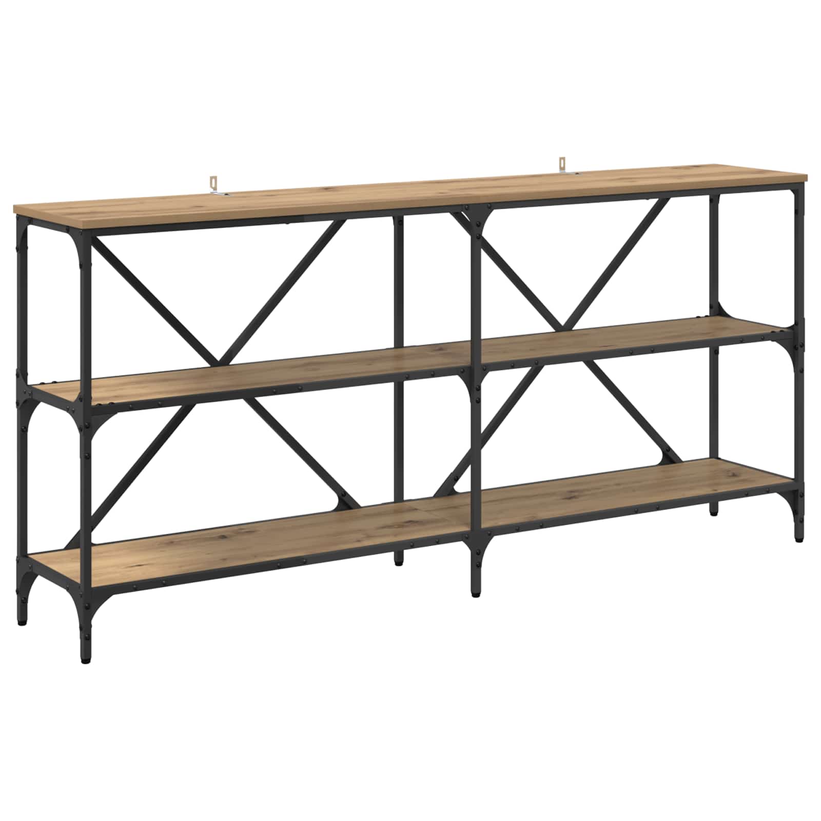 Konsolbord Artisan Ek 160 x 30 x 75 cm Konstruerat trä