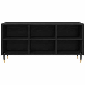 TV-skåp Svart Ek 103,5 x 30 x 50 cm Konstruerat trä