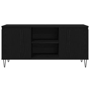 TV-skåp Svart Ek 104 x 35 x 50 cm Konstruerat trä