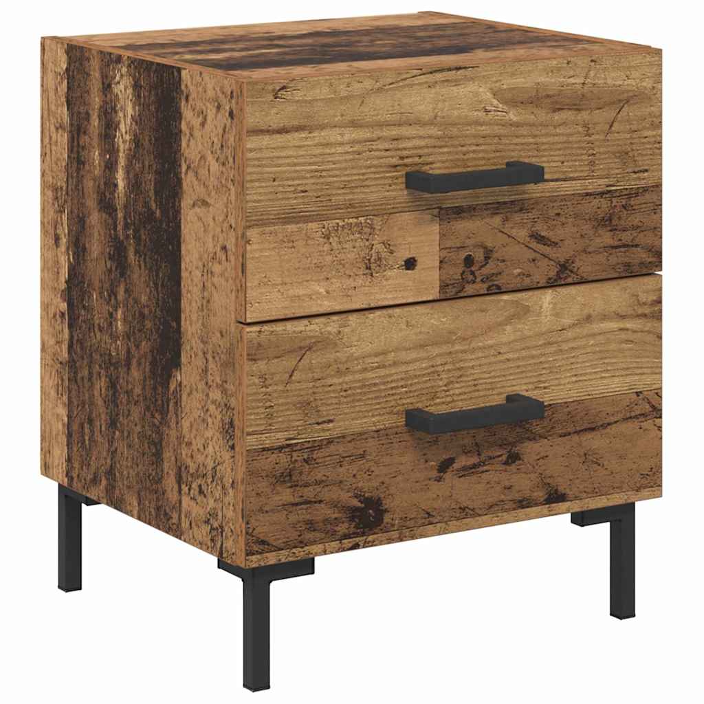 Nattduksbord Gammalt trä 40 x 35 x 47,5 cm Konstruerat trä