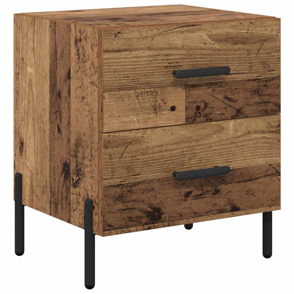 Nattduksbord Gammalt trä 40 x 35 x 47,5 cm Konstruerat trä