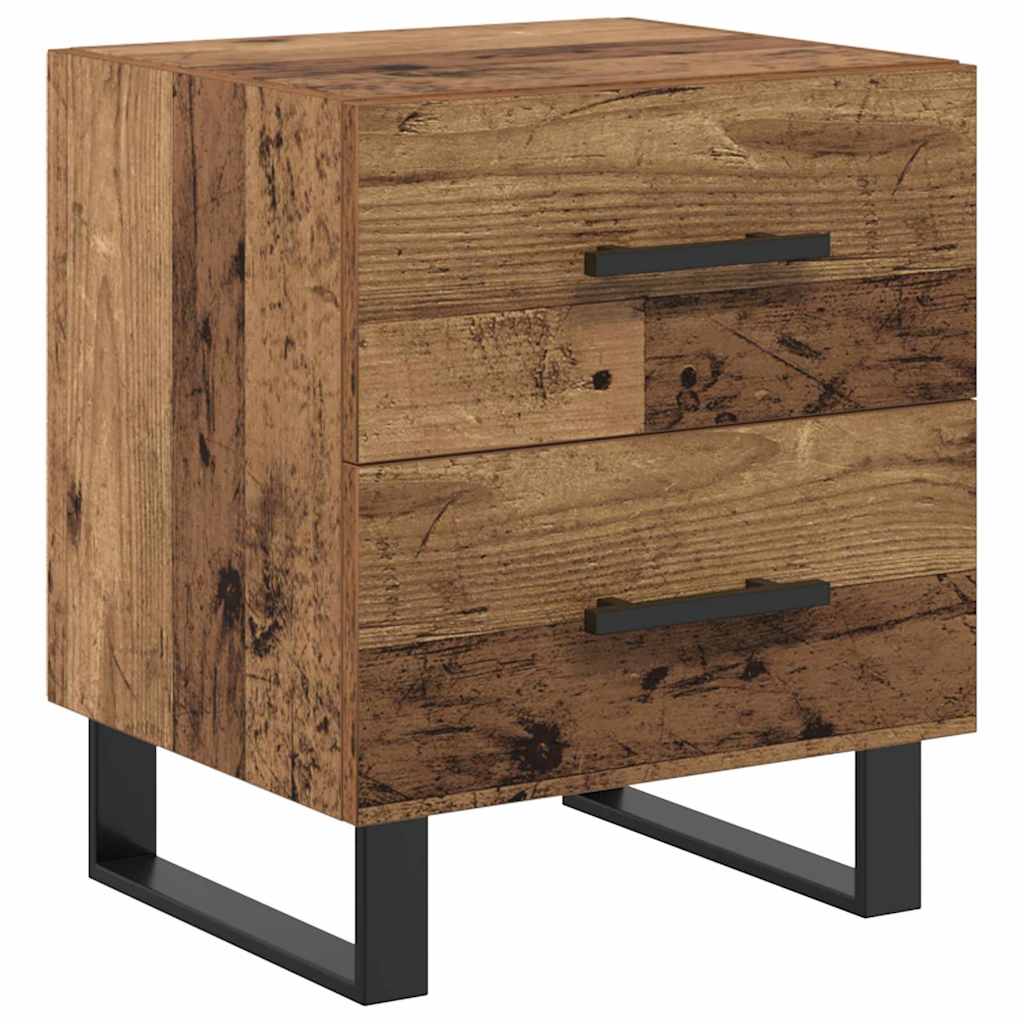 Nattduksbord Gammalt trä 40 x 35 x 47,5 cm Konstruerat trä