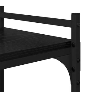 Bokhylla Svart ek 76 x 32 x 192 cm Konstruerat trä