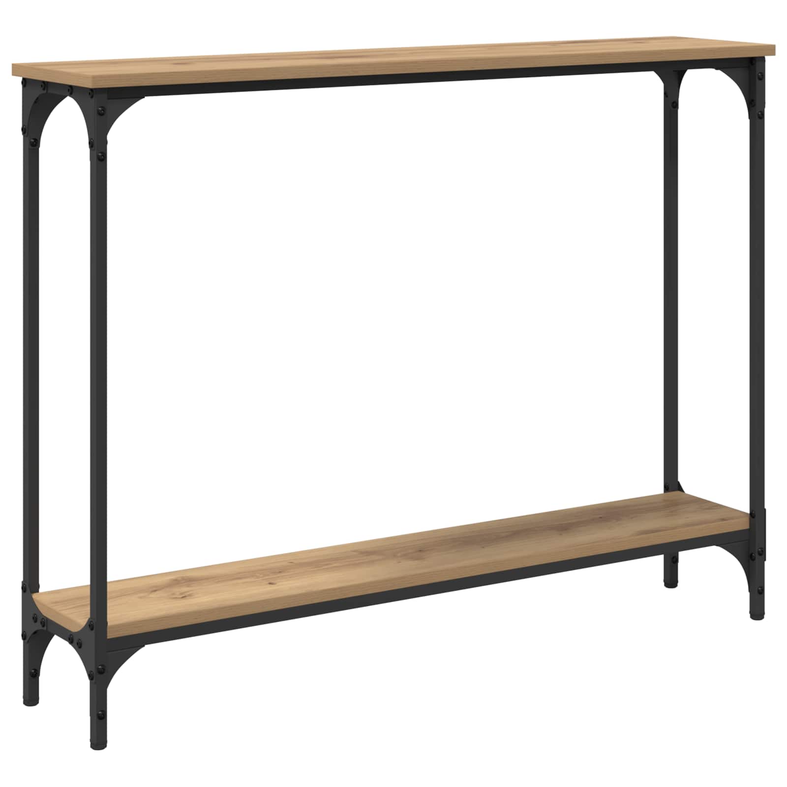 Konsolbord Artisan Ek 100 x 22,5 x 75 cm Konstruerat trä