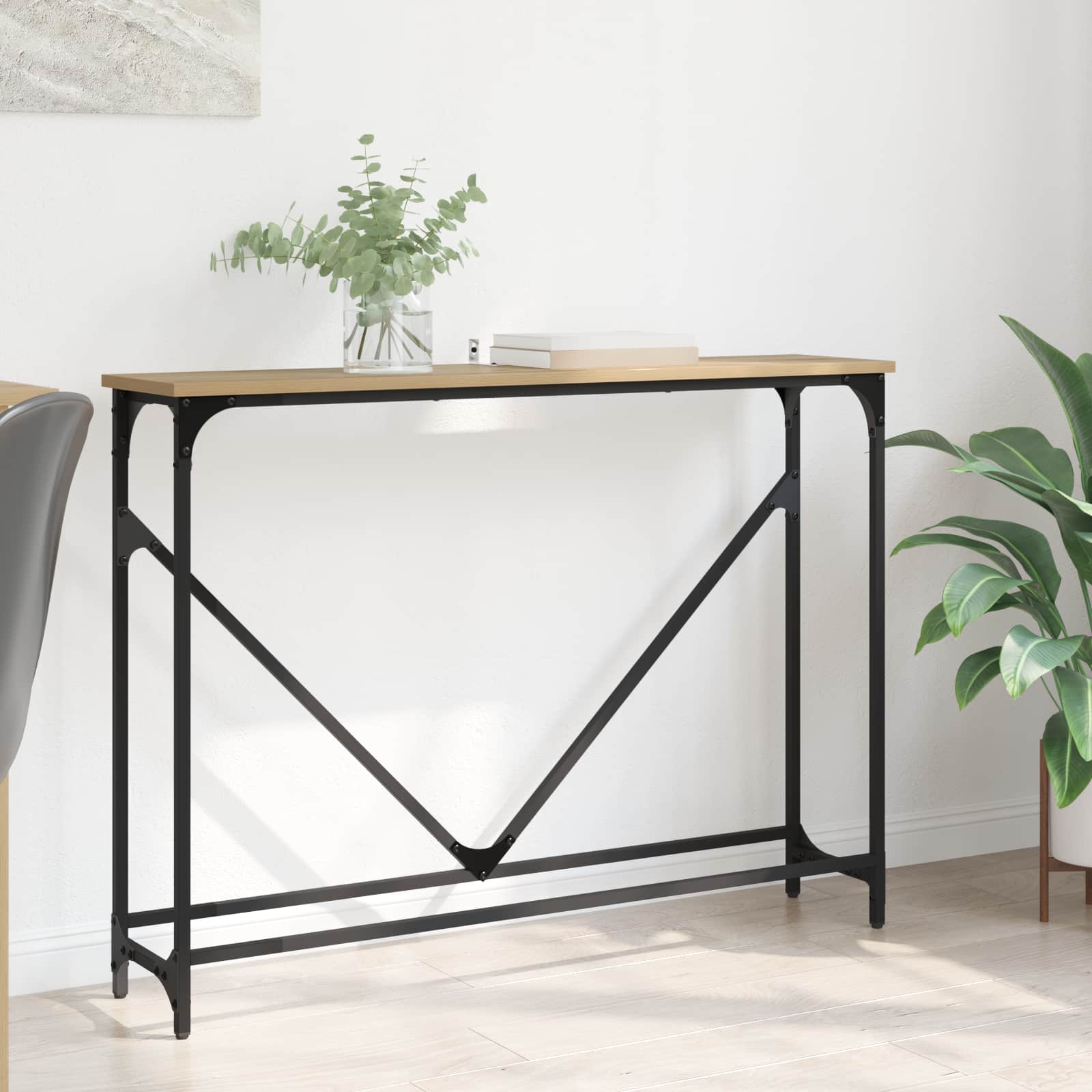 Konsolbord Artisan Ek 102 x 23 x 75 cm Konstruerat trä