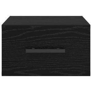 Nattduksbord Svart ek 35 x 35 x 20 cm Konstruerat trä