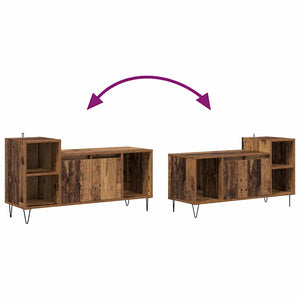 TV-skåp Gammalt trä 100 x 35 x 55 cm Konstruerat trä