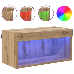 TV-skåp Väggmonterad Artisan Ek 60 x 30 x 30 cm Konstruerat trä