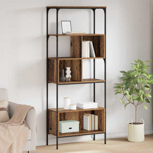 Bokhylla Gammalt trä 76 x 33 x 188,5 cm Konstruerat trä